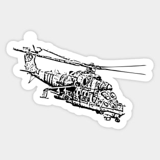 Mi 24 Hind Sticker